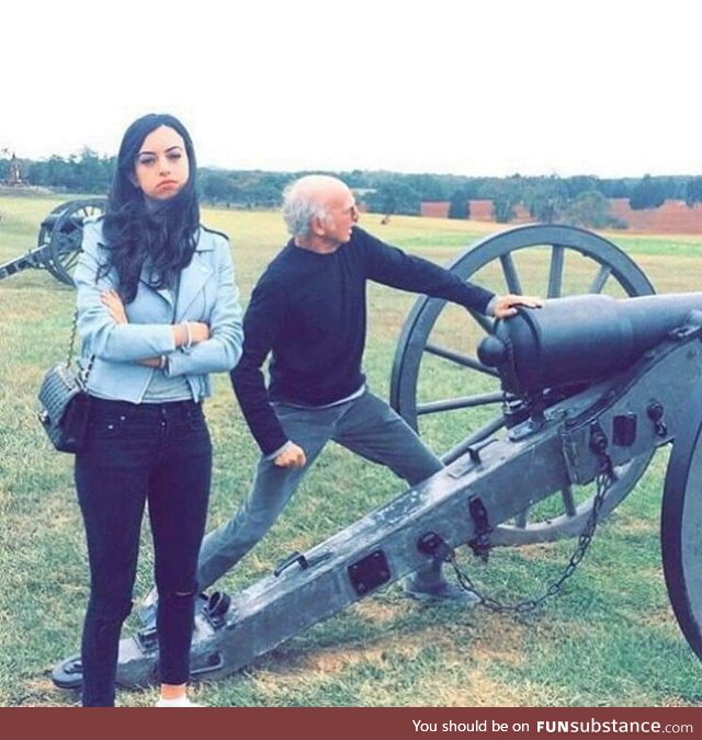 An avid history buff, Larry David took his daughter to every one of the Civil War