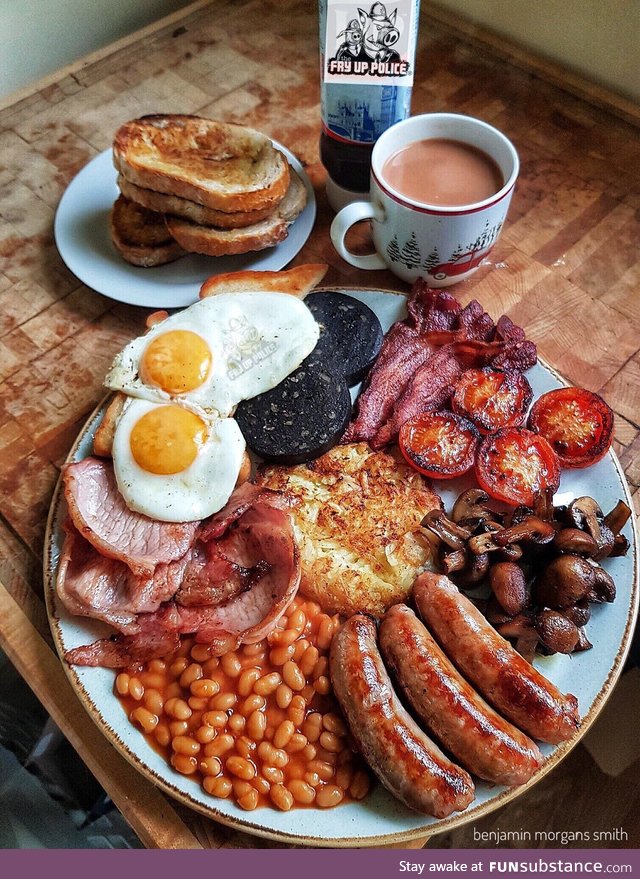 A proud English breakfast