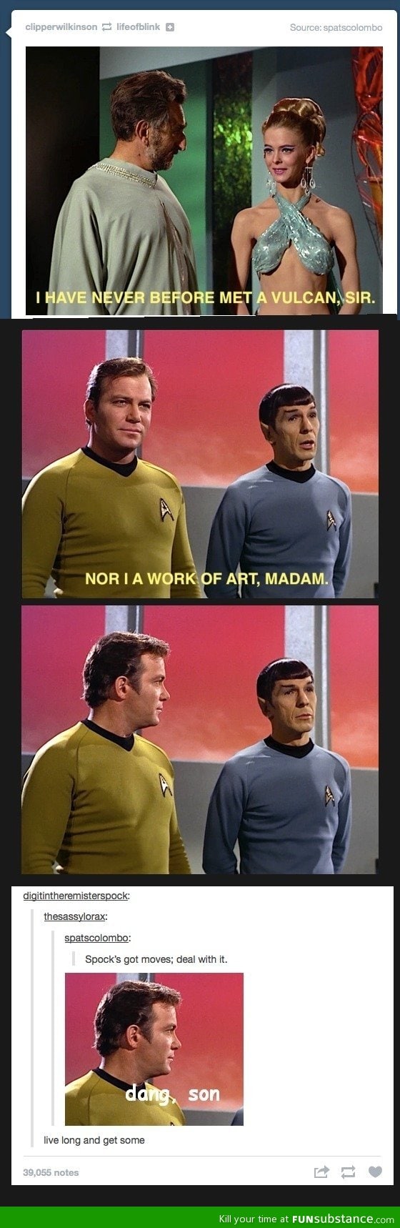 Spock's got the moves