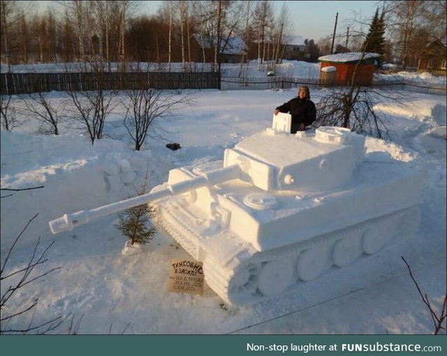 Time for making a snow tank