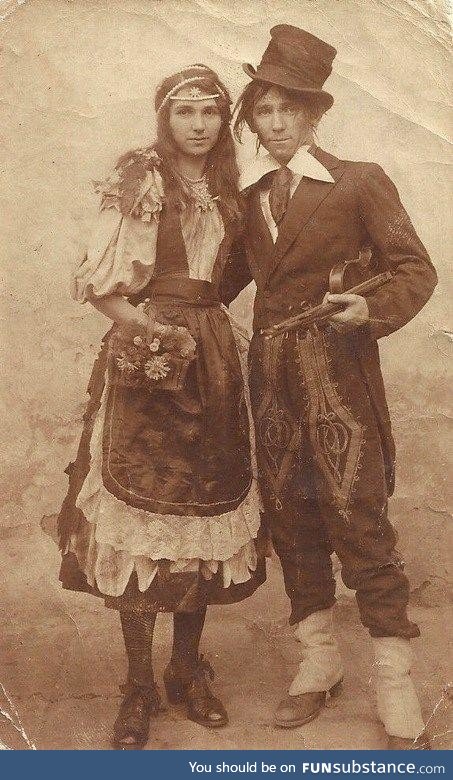 Romani (Gypsy) Couple 1890s