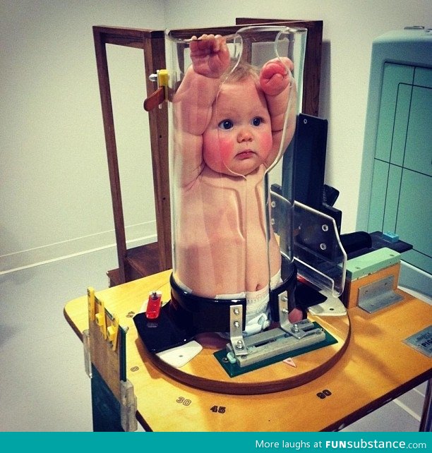 Apparently this is how babies get x-Rays