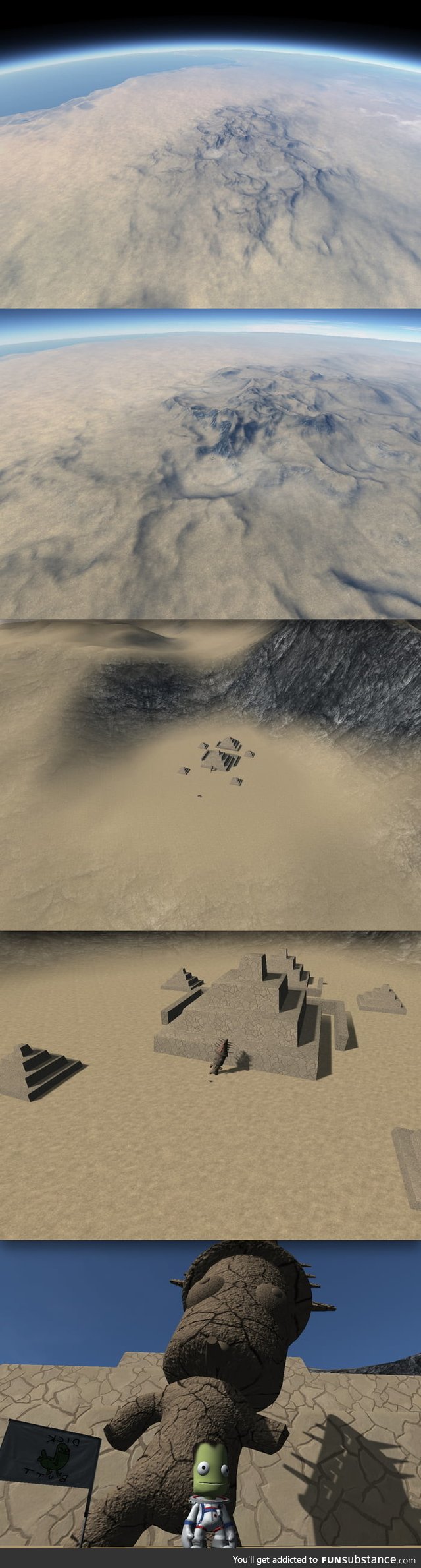 So... I just found pyramids... Any KSP fans out there?.