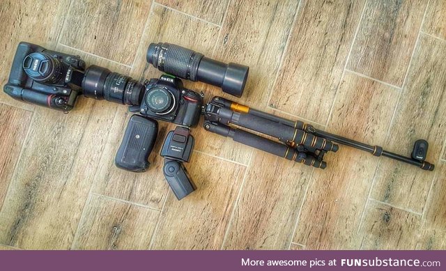 A photographer's weapon