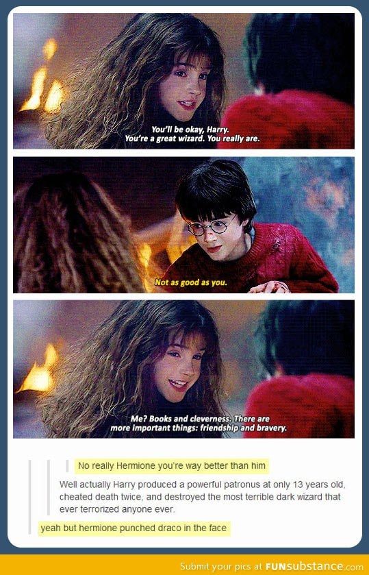 Hermione vs Harry