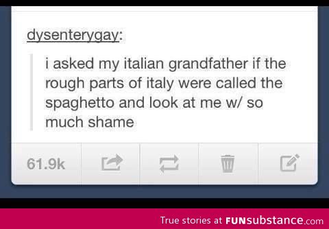 Spaghetto in Italy