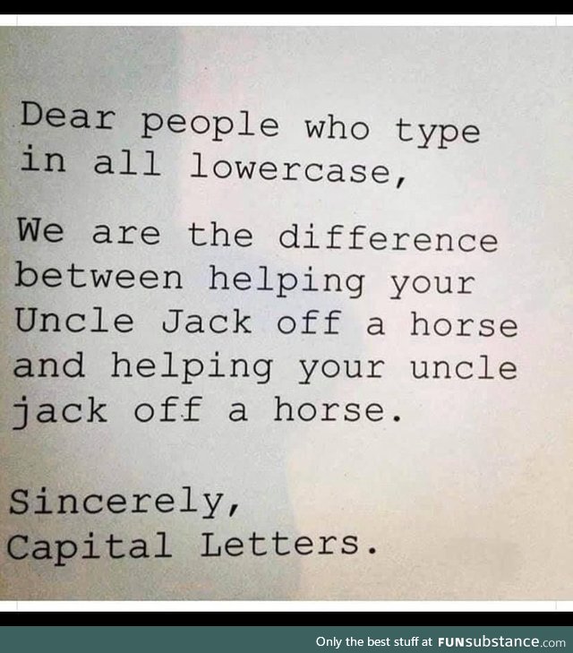 Uncle, I jacked your horse