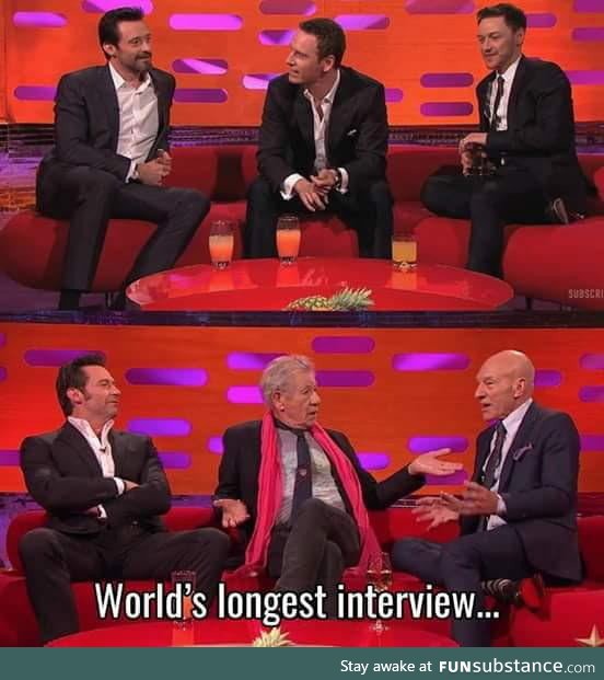 World's longest interview