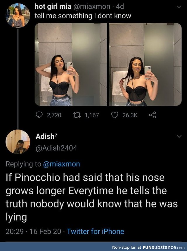 You had a loophole Pinocchio