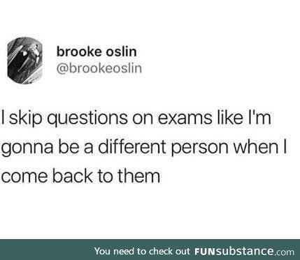 Any exam memories?