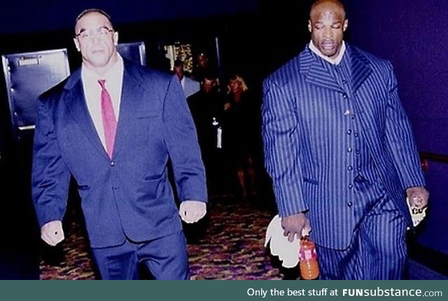 Have you ever seen a bodybuilder in a suit?