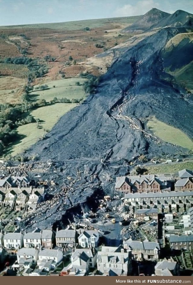 October 21st, 1966. The Aberfan Disaster. 116 children and 28 adults died that day