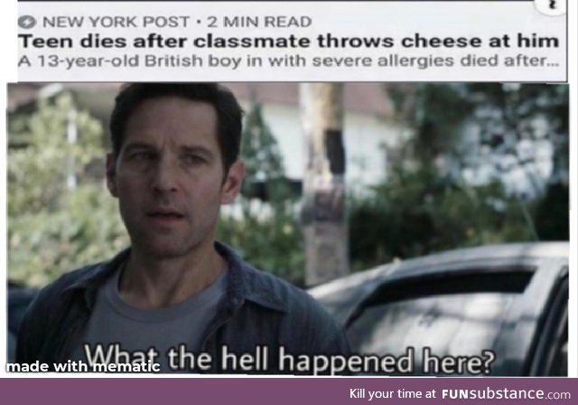 Throw the cheese