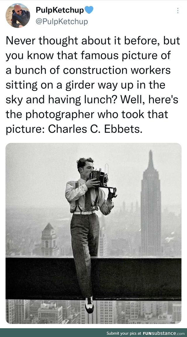 Who photographs the photographer?