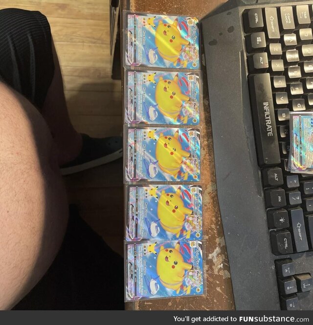 So I messaged a guy on eBay to show me more photos of his Pikachu collection…