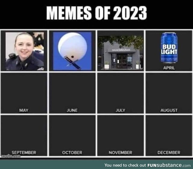 2023 Meme of the Month Update