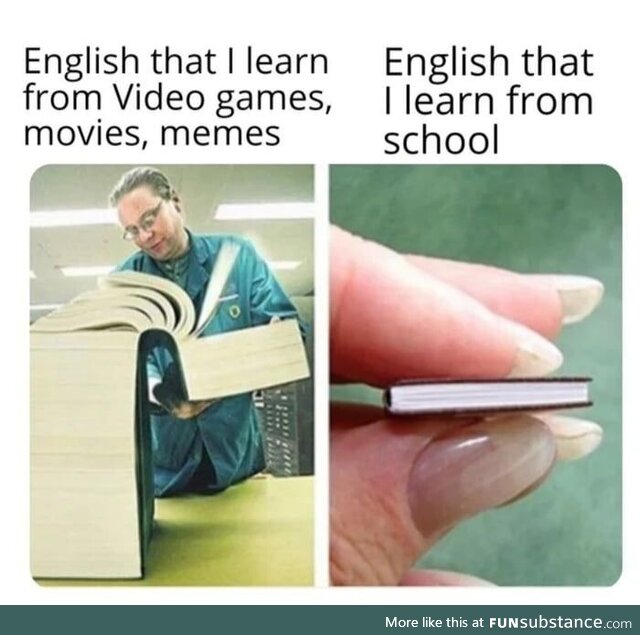 How I learnt english
