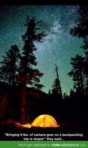 Camping: Photographer's style
