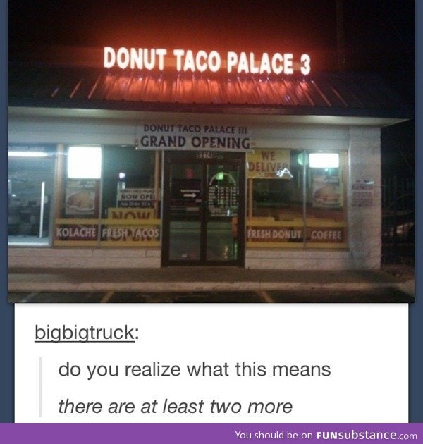 Donut and taco palace