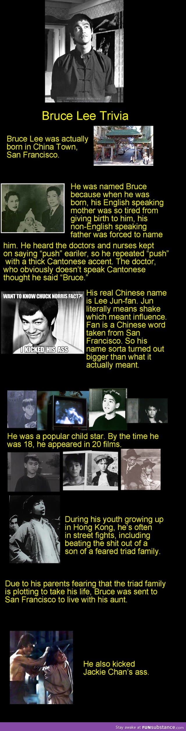 Some Bruce Lee facts