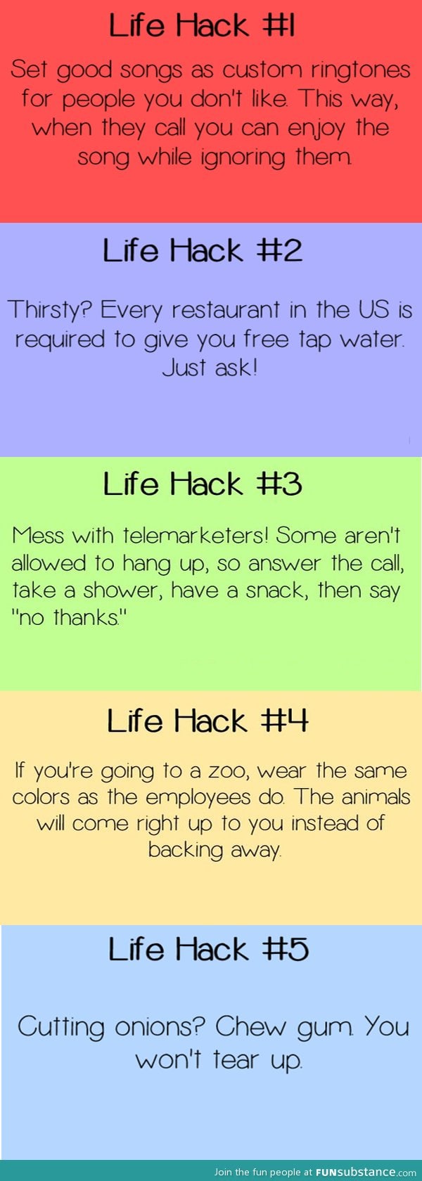 5 life hacks