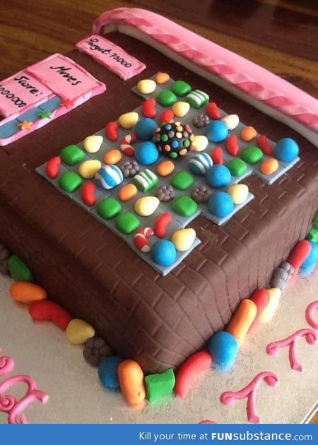Candy Crush cake