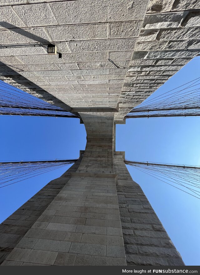 Took a picture of Brooklyn Bridge [OC]