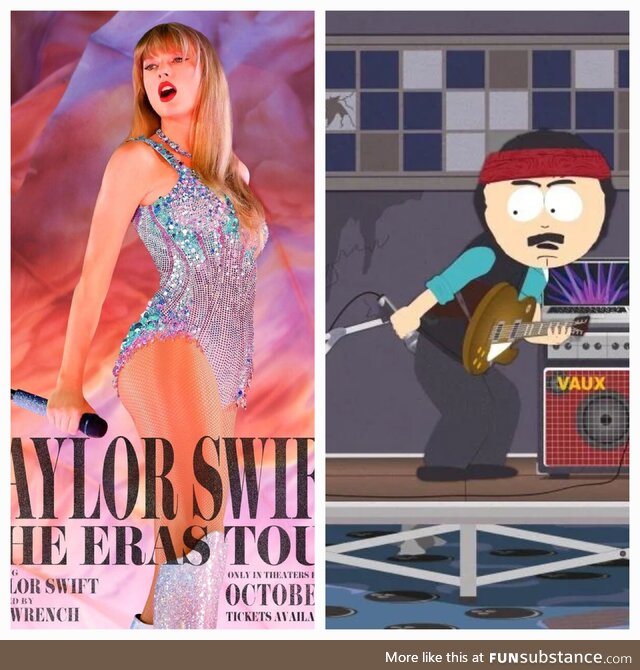 Taylor Swift has a bit of that Randy Marsh vibe going on