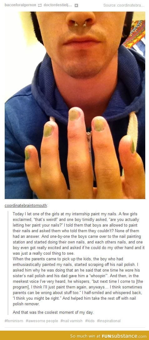 Painting nails
