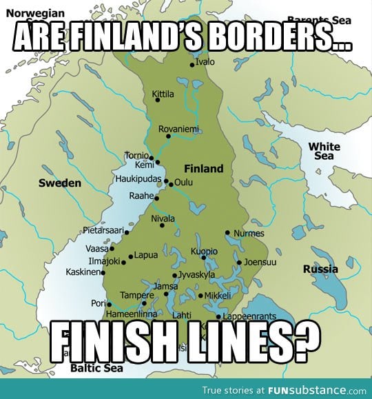 Finland's borders