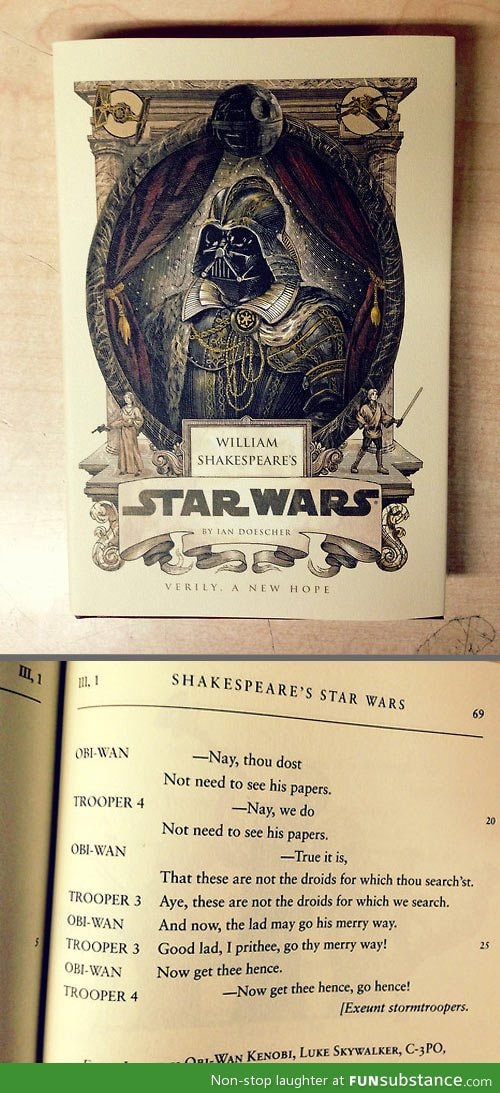 Shakespeare's Star Wars, this is a real thing