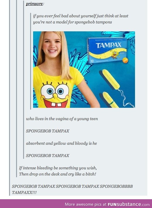 Spongebob tampax