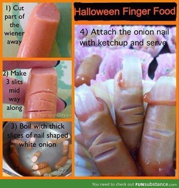 Halloween Finger Food... Literally
