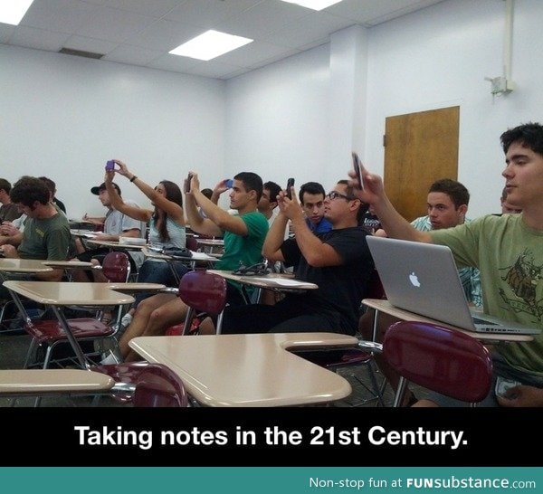 Taking notes in the 21st century