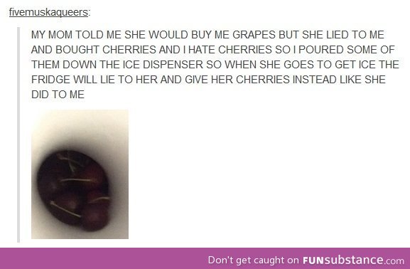 Don't mess with his grapes