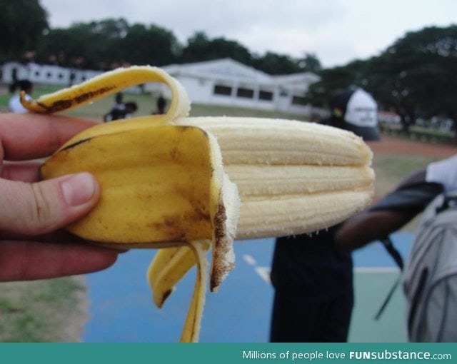 Has anyone ever seen a triple banana before?