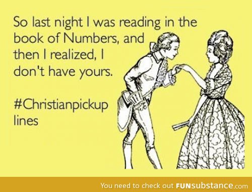 Christian pick up lines