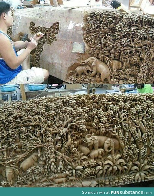 Awesome wood carvings