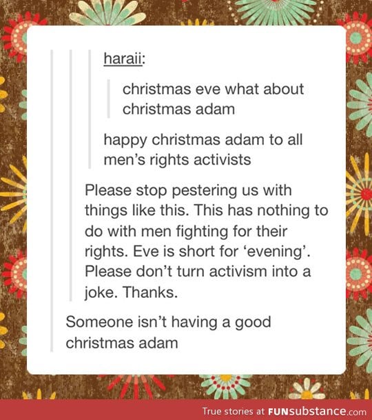 Christmas adam