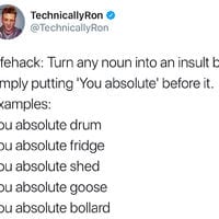 How to: Insult people