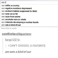 Are nuts a kind of nut? (Google search prompts)