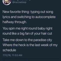 I'm bad, I'm bad, I'm really really sorry
