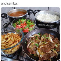 A regular Brazilian lunch
