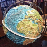 Globe with relief looks great