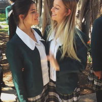 When you look at your crush and she looks at you the same way