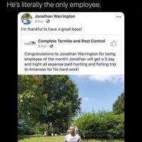 Employee of the month!