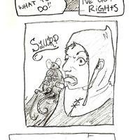 A friend told us that rat licker is slang for anti-masker in Ireland. My wife made this