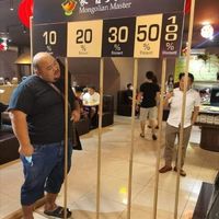 A restaurant in Malaysia gives discounts based on how thin you are