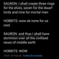 Wow. Really, Sauron really?