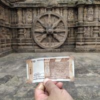 Found the wheel from the image on the 10 rupee note!